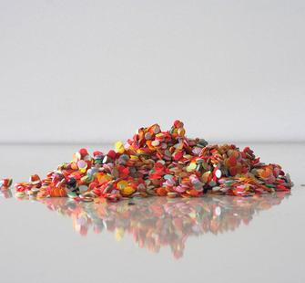 Leah Rosenberg, Paint confetti.